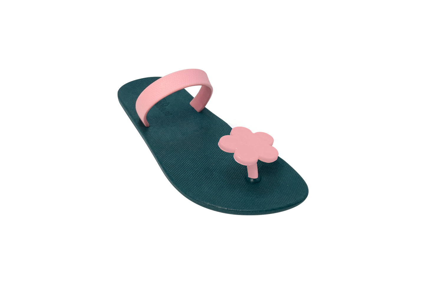 Poppi Flora Green Sole LightPink Strap