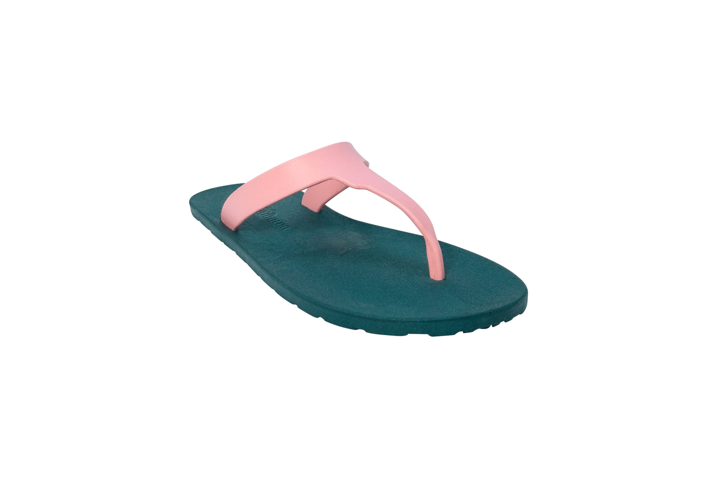 Thongs Green Sole LightPink Strap