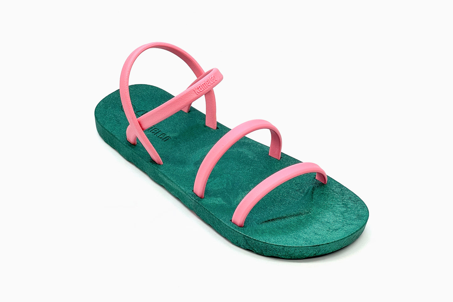 Twin Slim Green Sole LightPink Strap