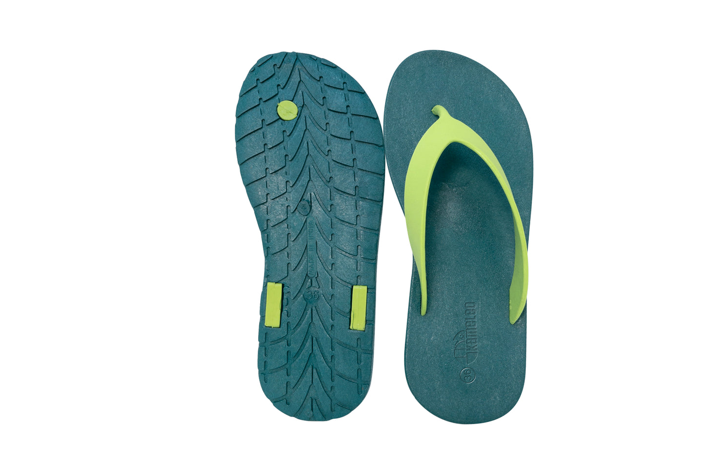 Flippy Green Sole Lime Strap