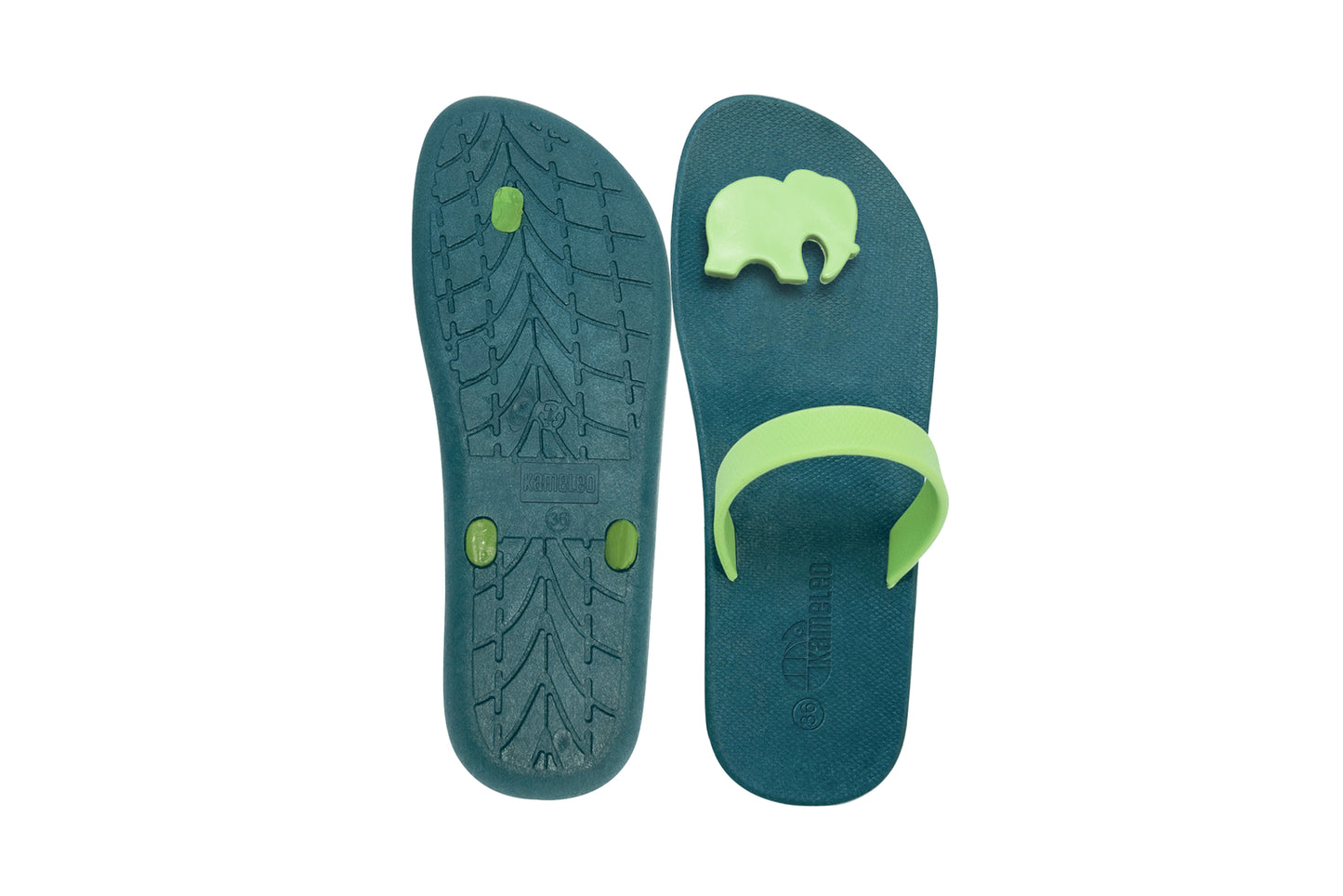 Poppi Ellie Green Sole Lime Strap