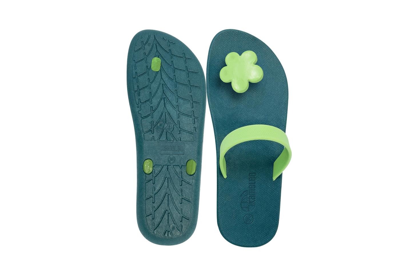 Poppi Flora Green Sole Lime Strap