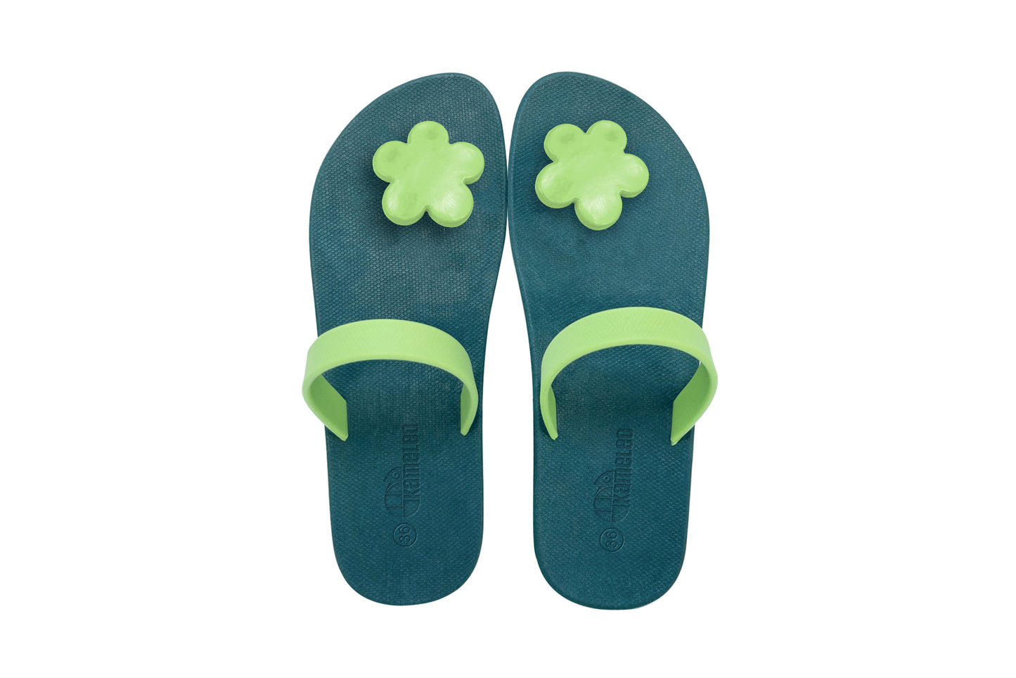 Poppi Flora Green Sole Lime Strap