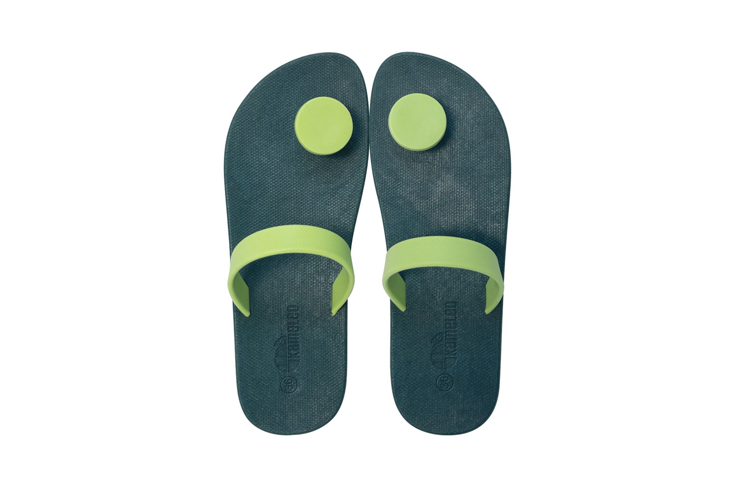 Poppi Dot Green Sole Lime Strap