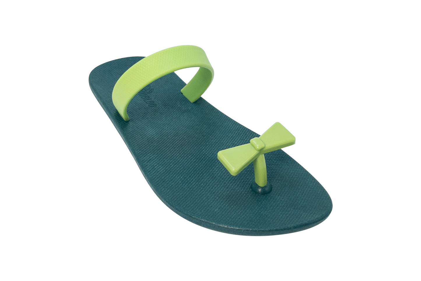 Poppi Bow Green Sole Lime Strap