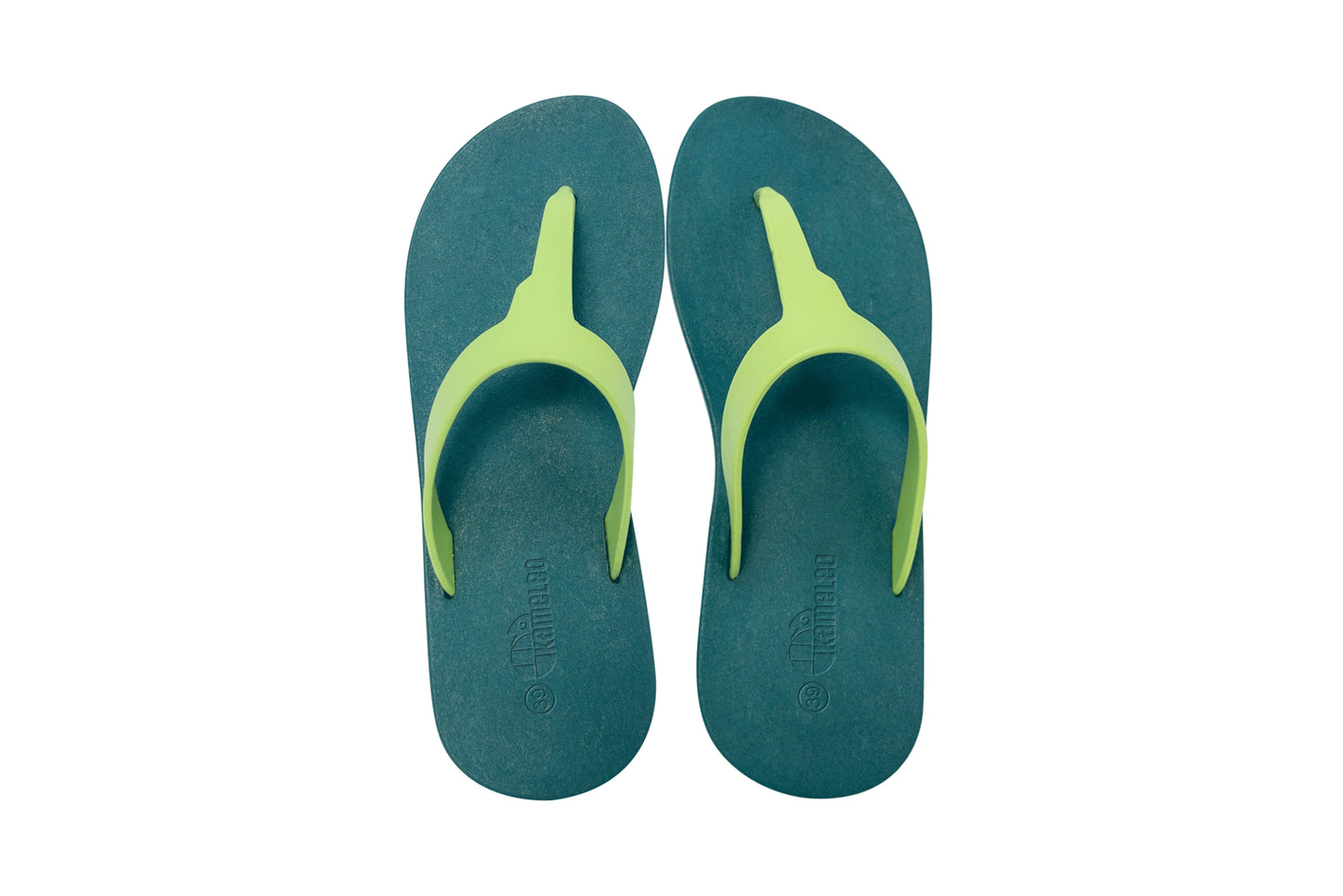 Thongs Green Sole Lime Strap