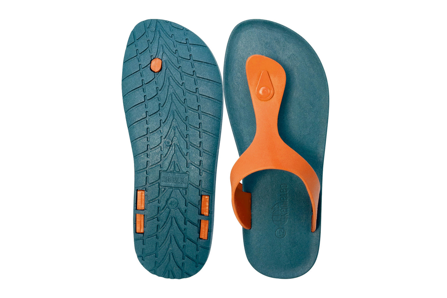 Candy Green Sole Orange Strap