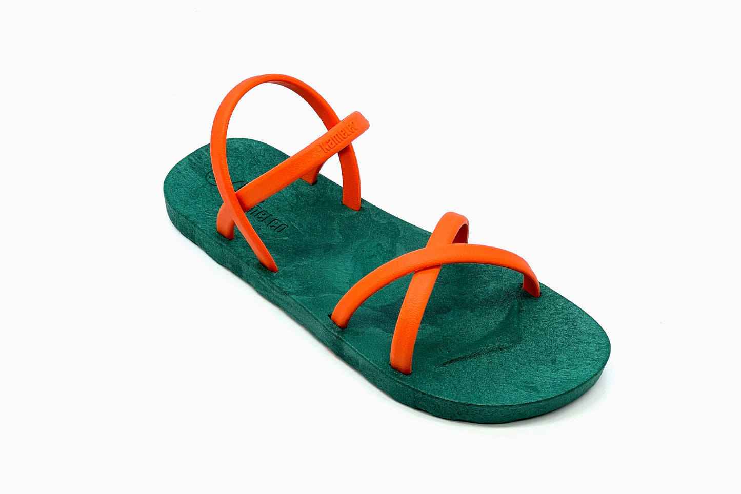 Cross Slim Green Sole Orange Strap
