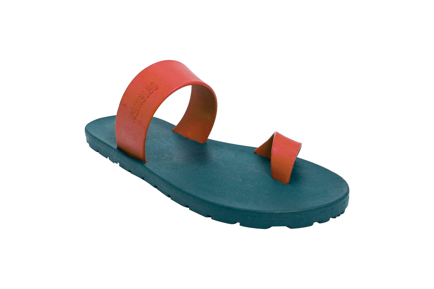 Pop Thumb Green Sole Orange Strap