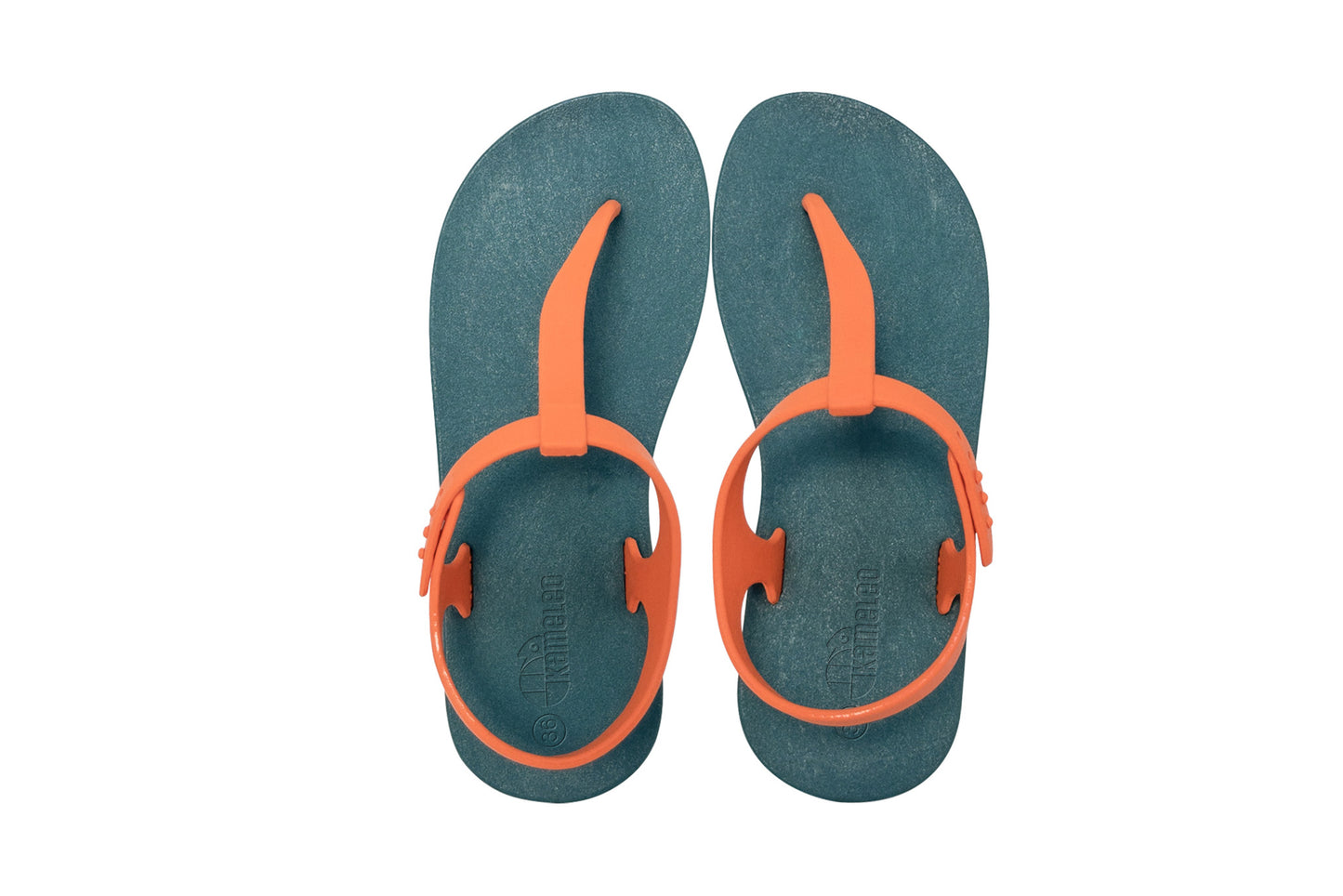 Saily Green Sole Orange Strap