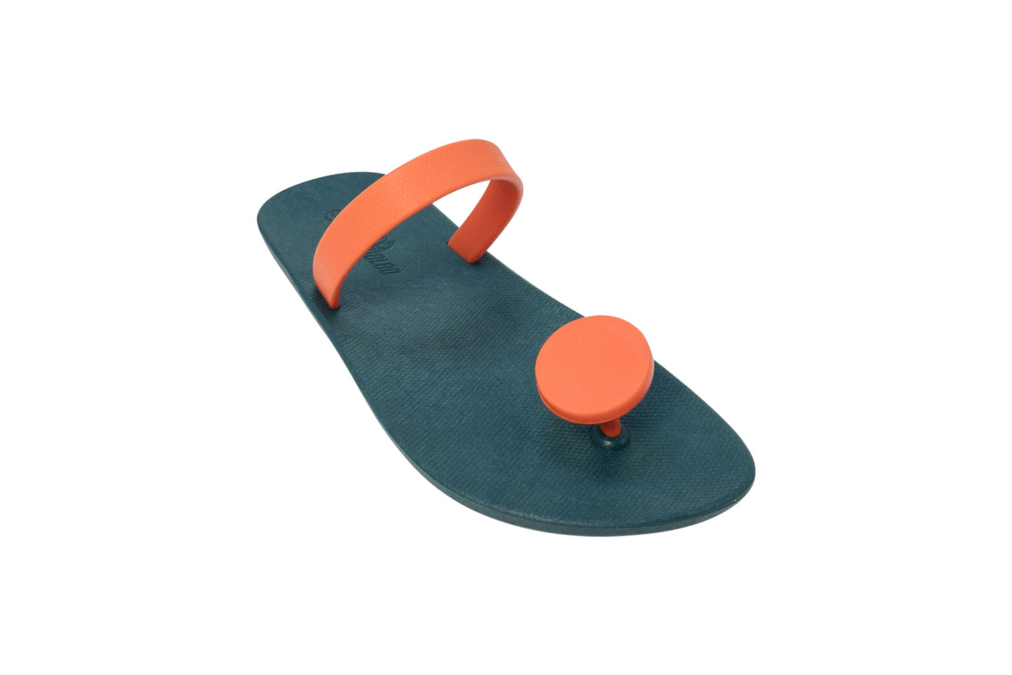 Poppi Dot Green Sole Orange Strap