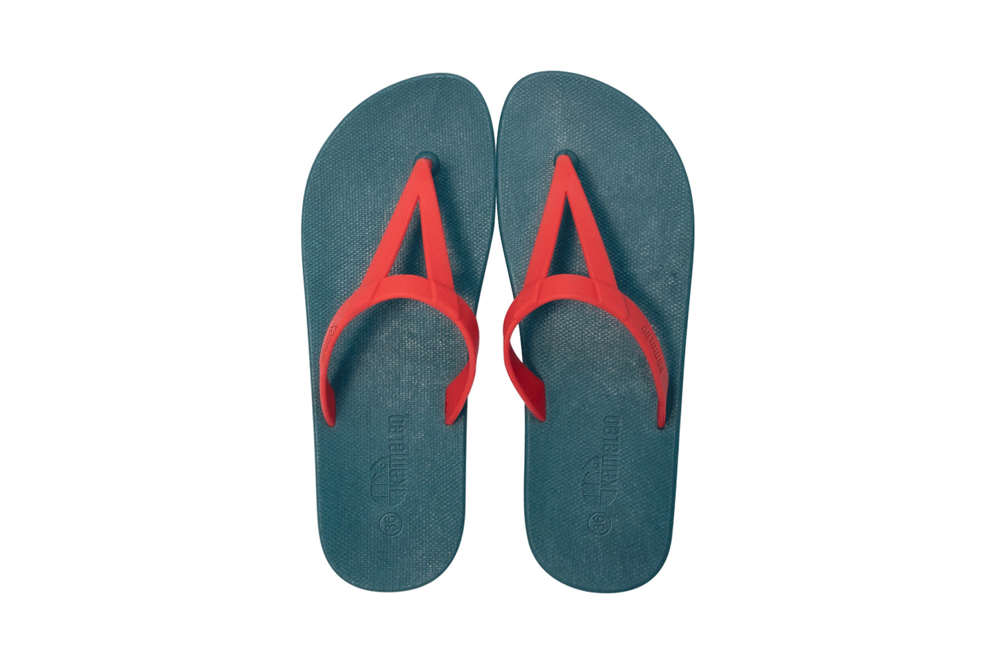 Eiffel Green Sole Red Strap