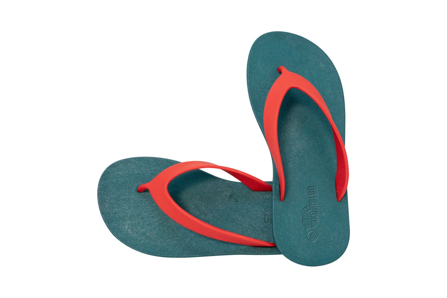 Flippy Green Sole Red Strap