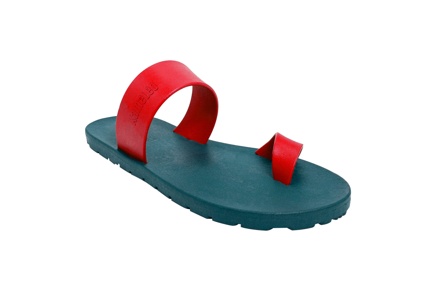 Pop Thumb Green Sole Red Strap