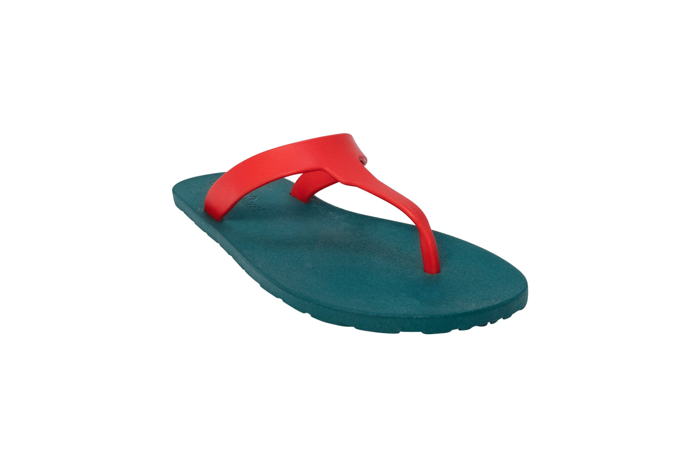 Thongs Green Sole Red Strap