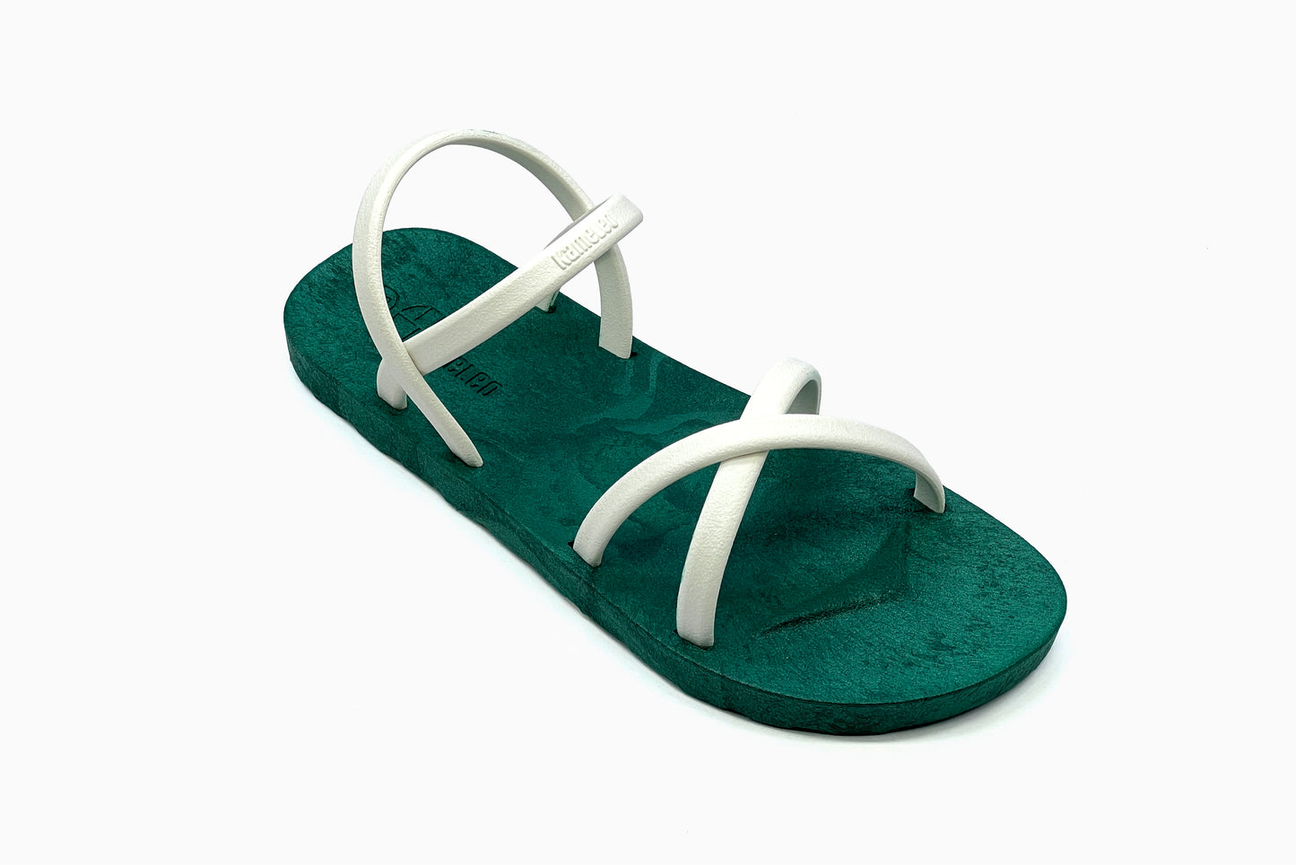 Cross Slim Green Sole White Strap