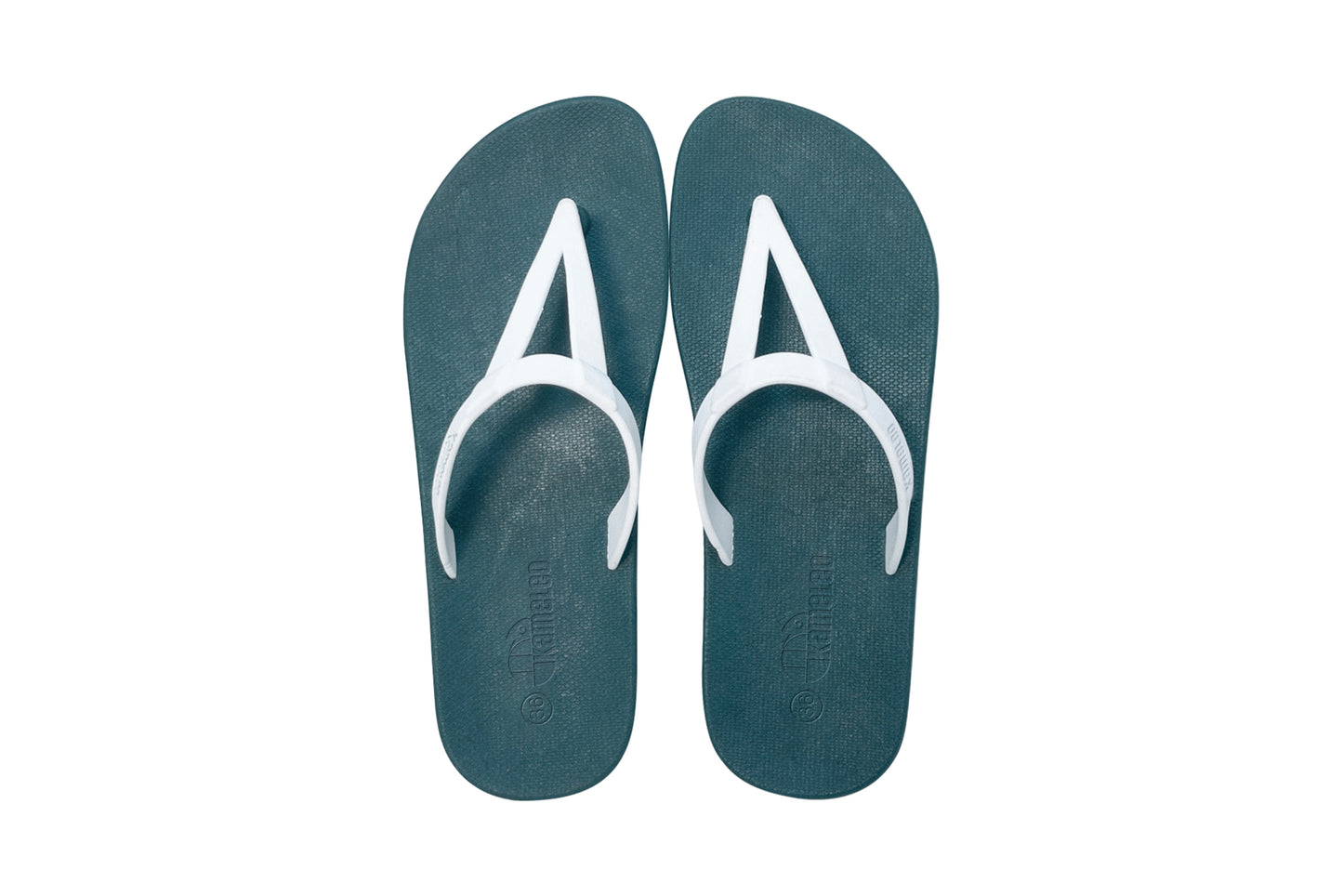 Eiffel Green Sole White Strap