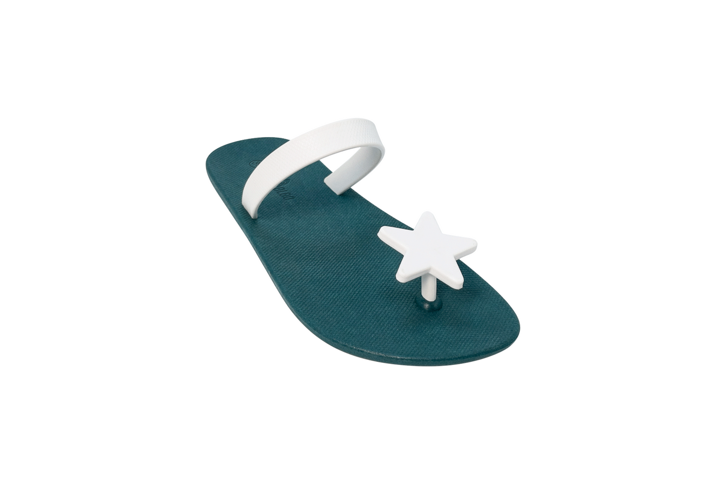 Poppi Star Green Sole White Strap