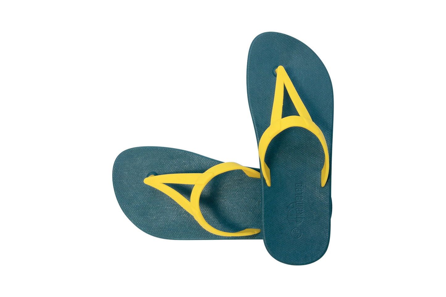 Eiffel Green Sole Yellow Strap