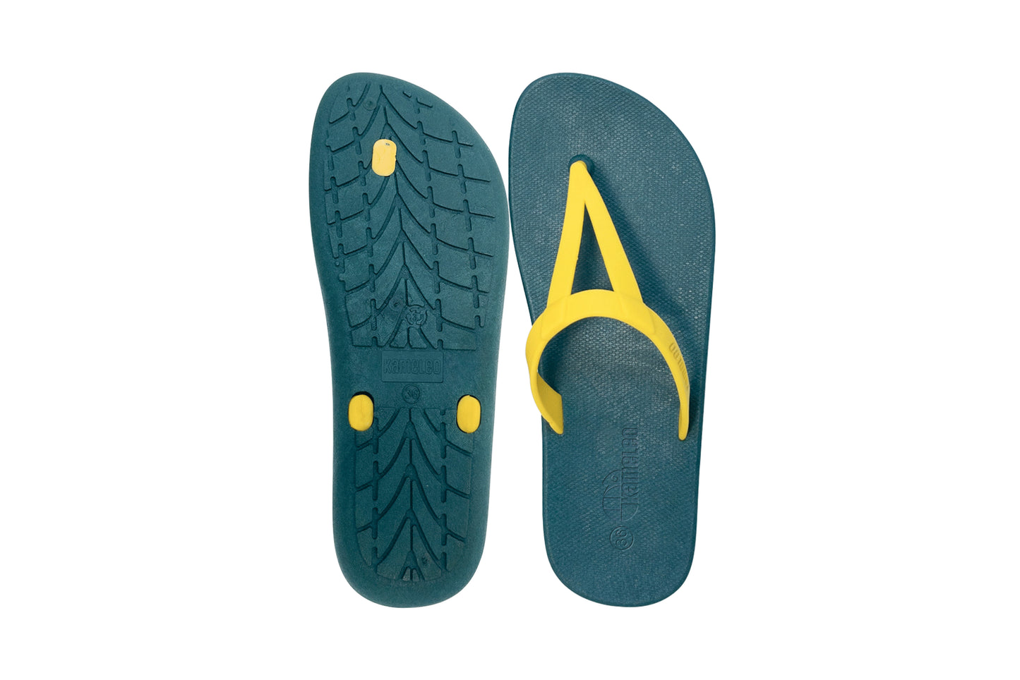 Eiffel Green Sole Yellow Strap