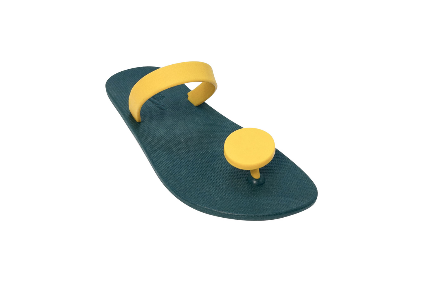 Poppi Dot Green Sole Yellow Strap