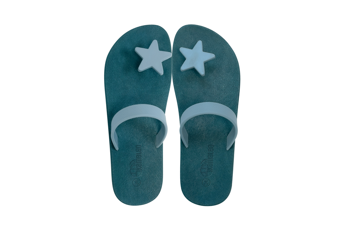 Poppi Star Green Sole Grey Strap