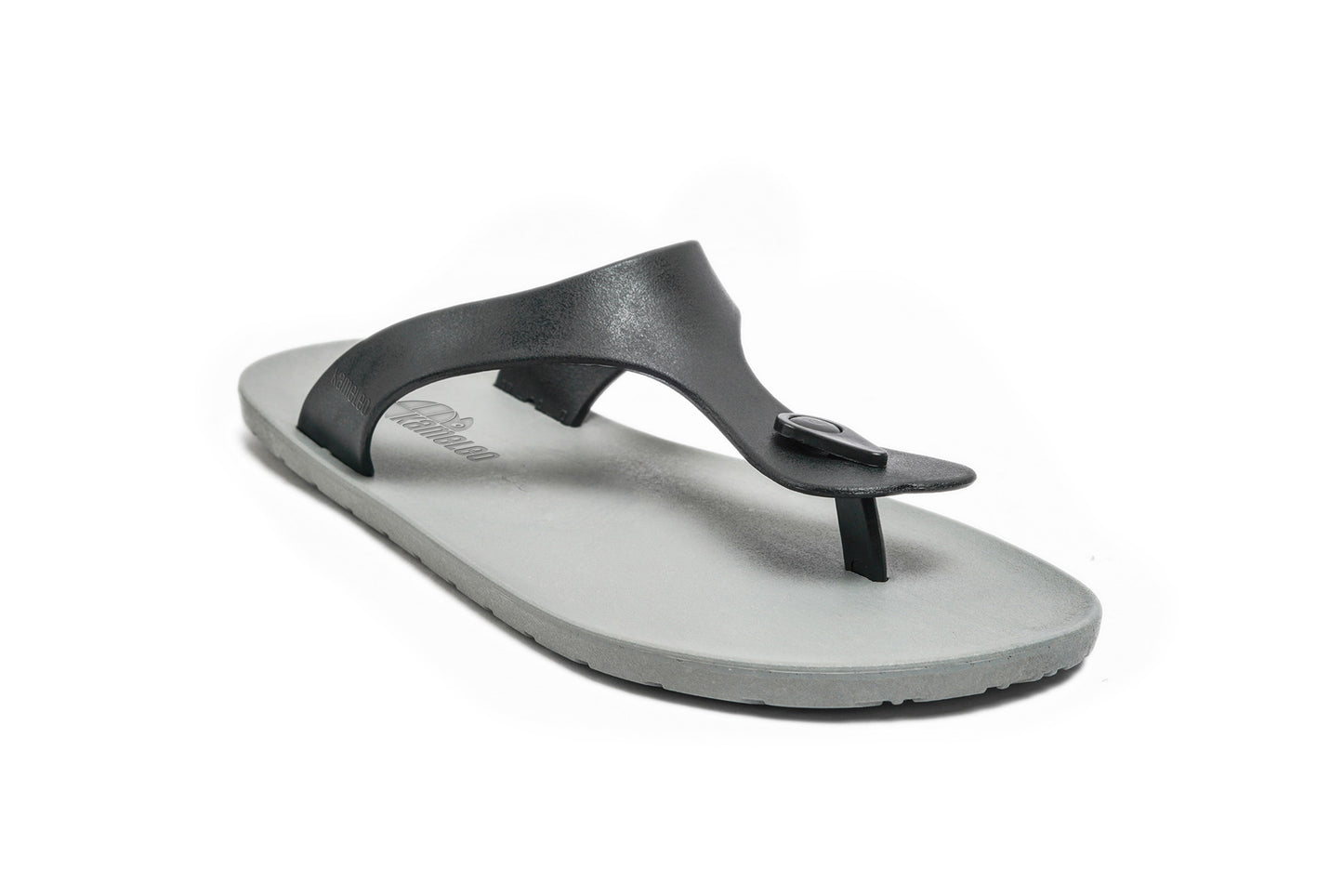 Candy Grey Sole Black Strap