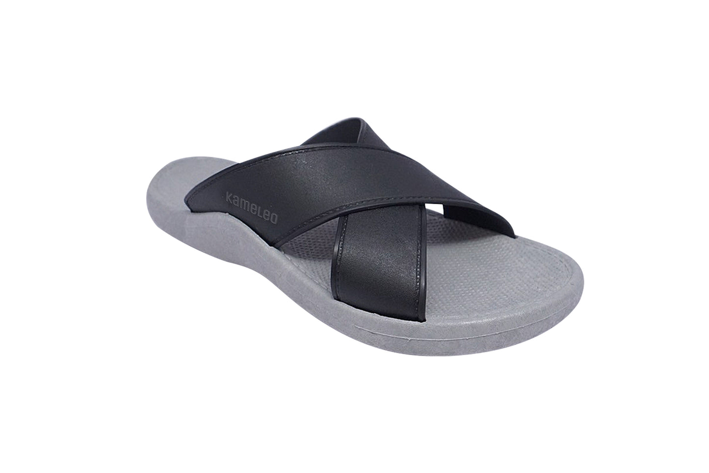 Crossy Grey Sole Black Strap