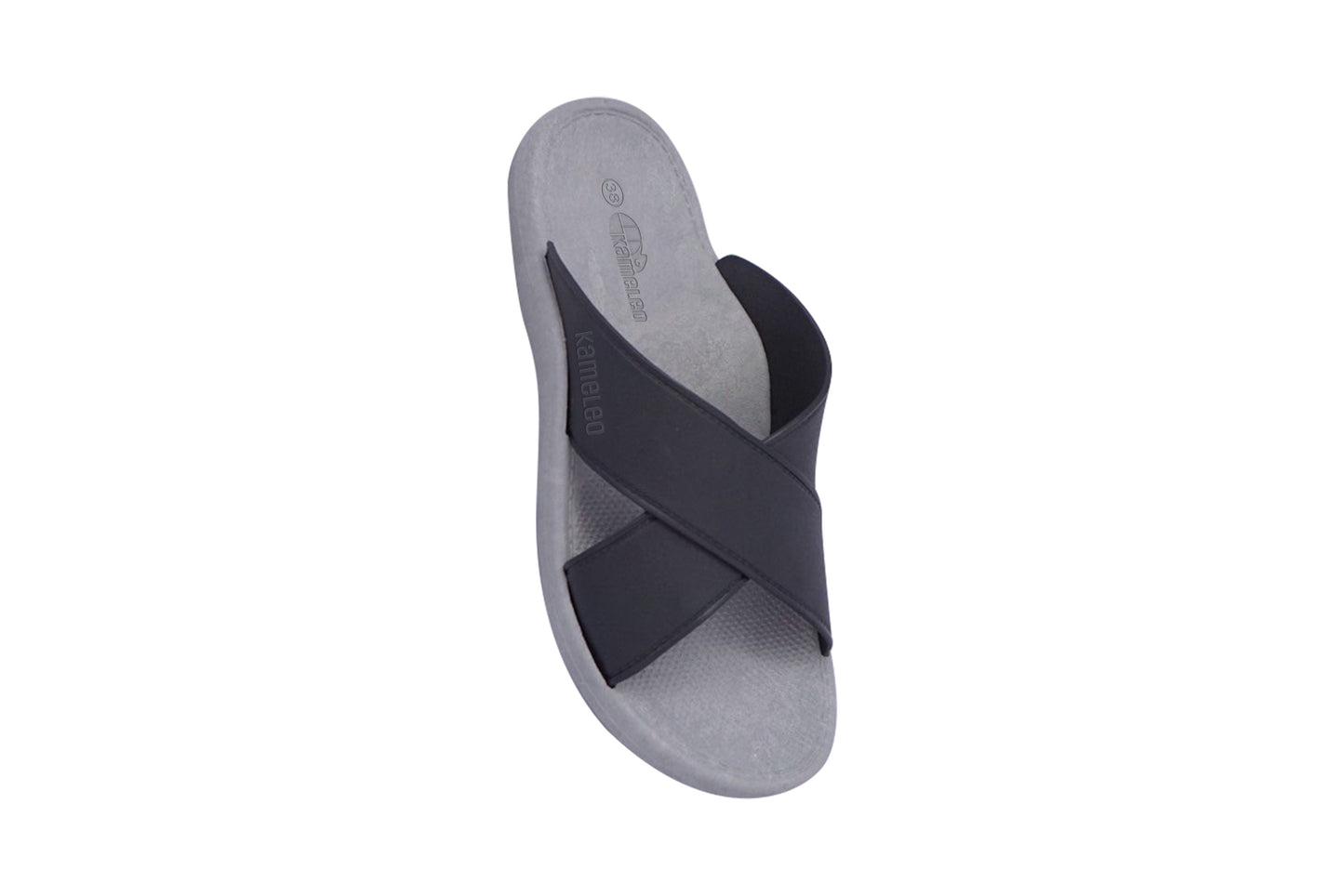 Crossy Grey Sole Black Strap