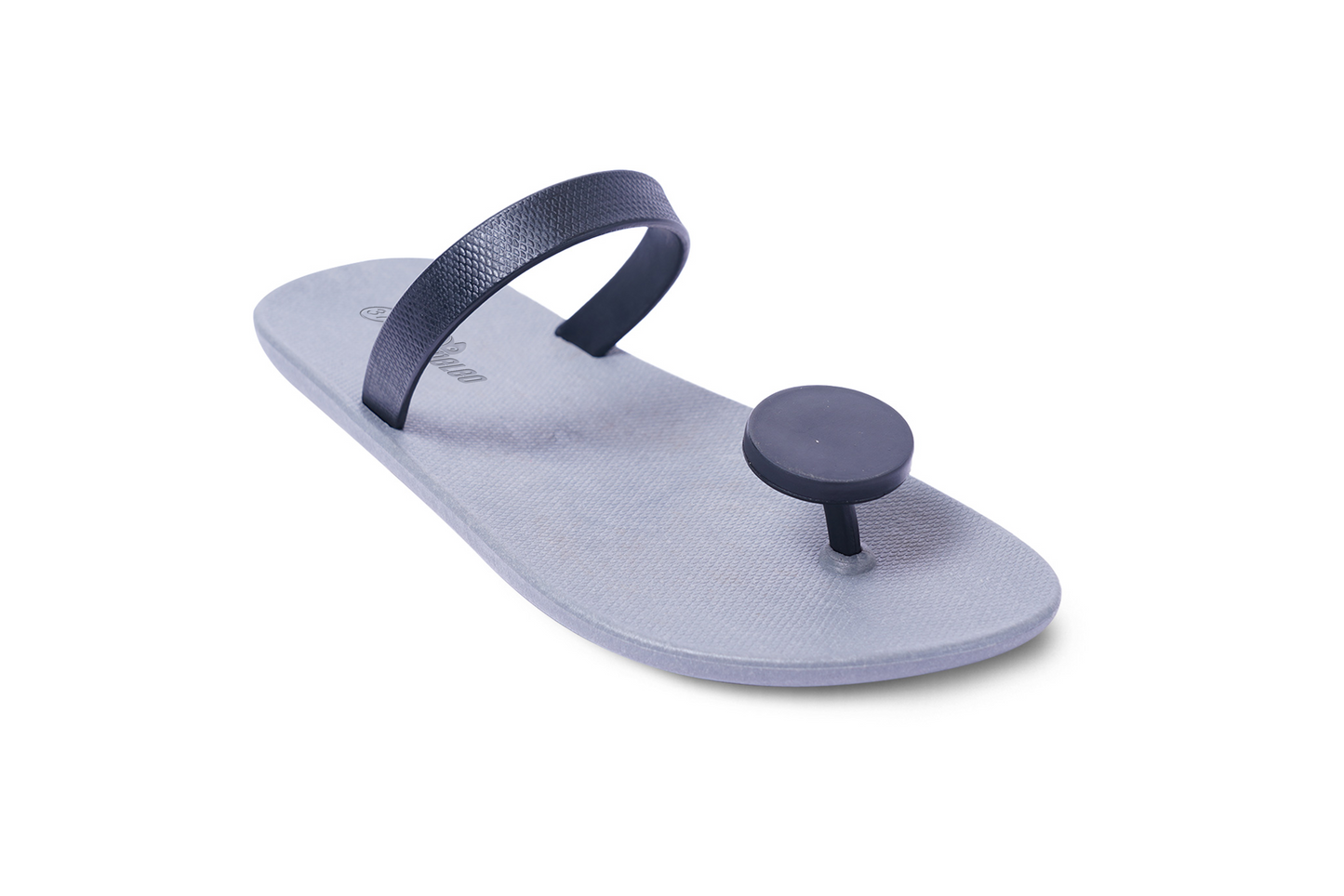 Poppi Dot Grey Sole Black Strap