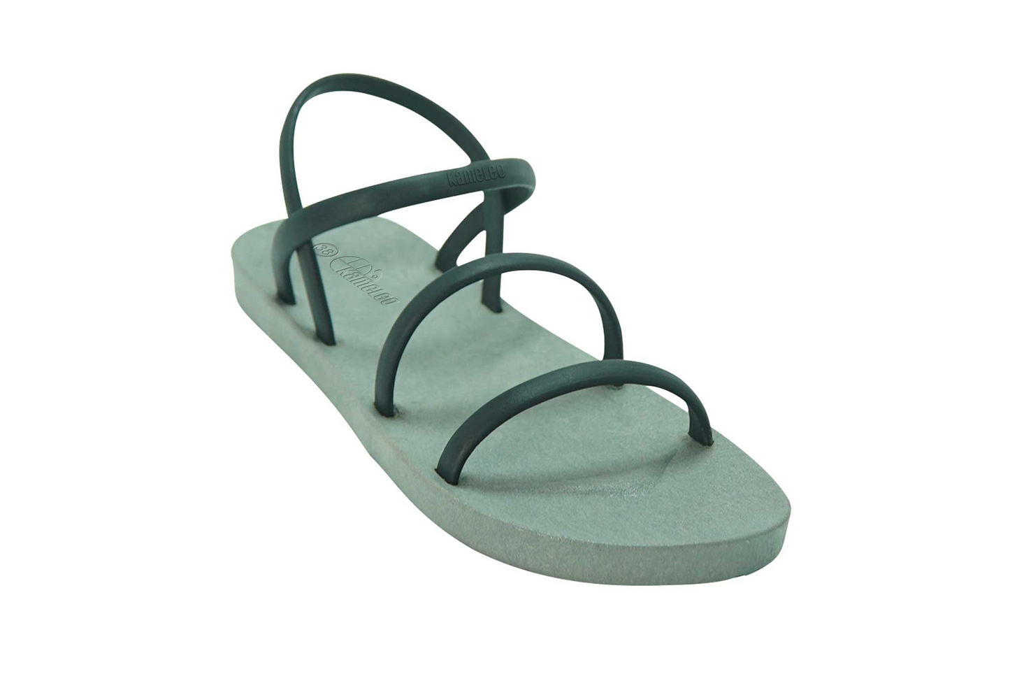 Twin Slim Grey Sole Black Strap