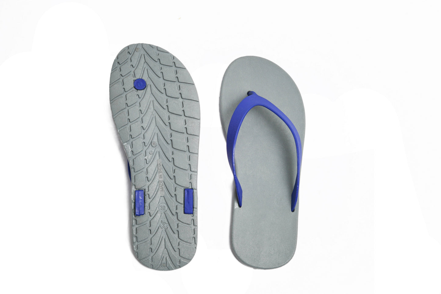 Flippy Grey Sole Blue Strap
