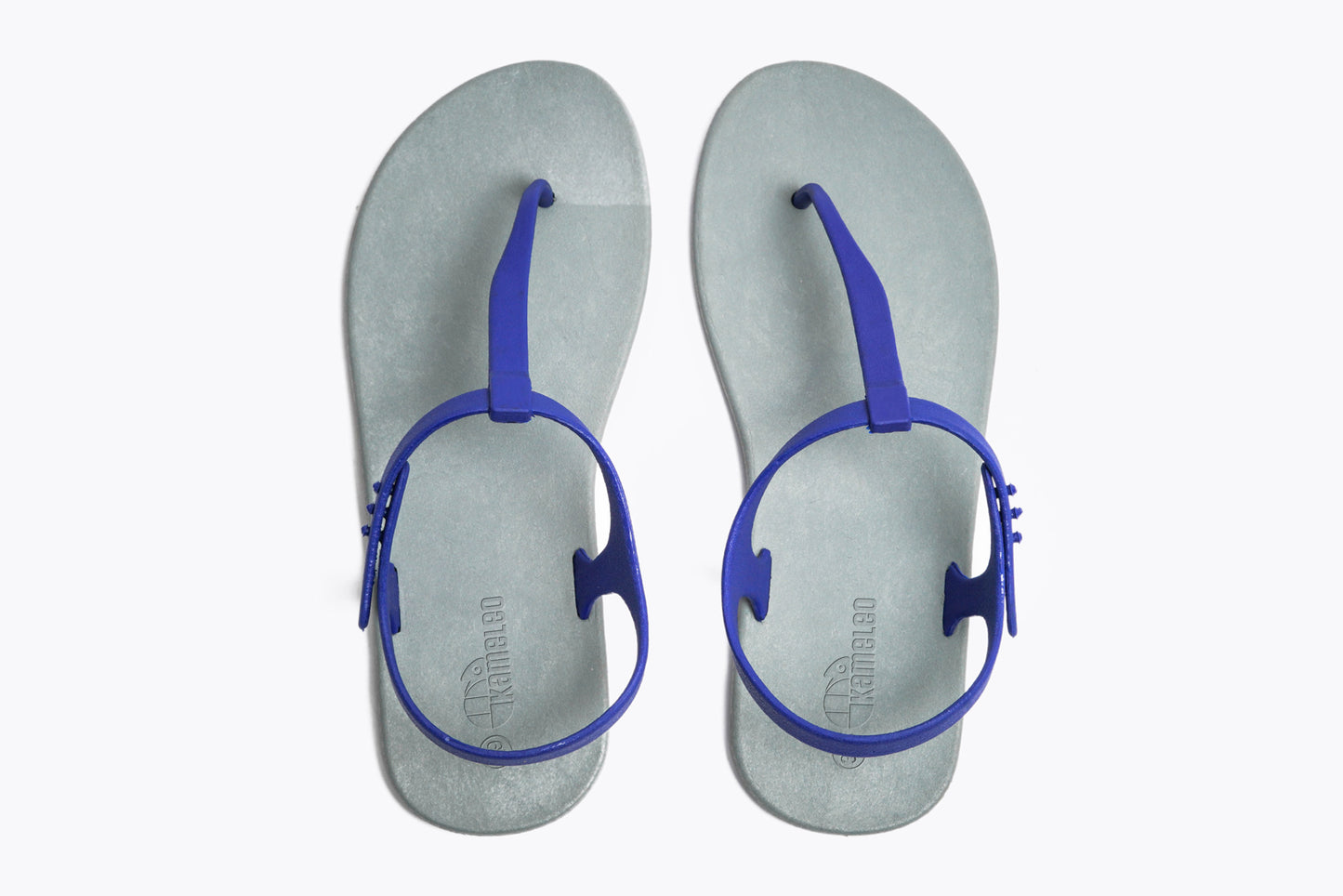 Saily Grey Sole Blue Strap