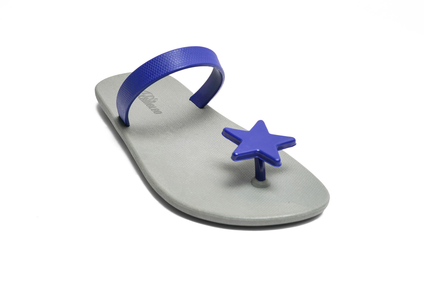 Poppi Star Grey Sole Blue Strap