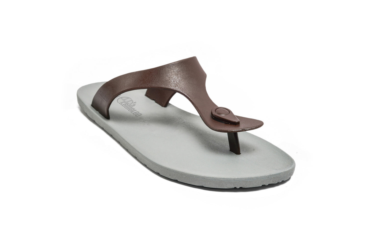 Candy Grey Sole Brown Strap