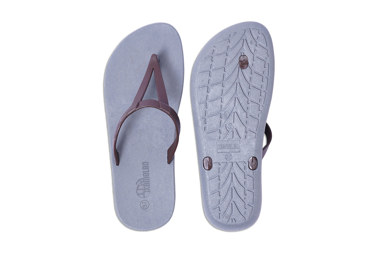 Eiffel Grey Sole Brown Strap