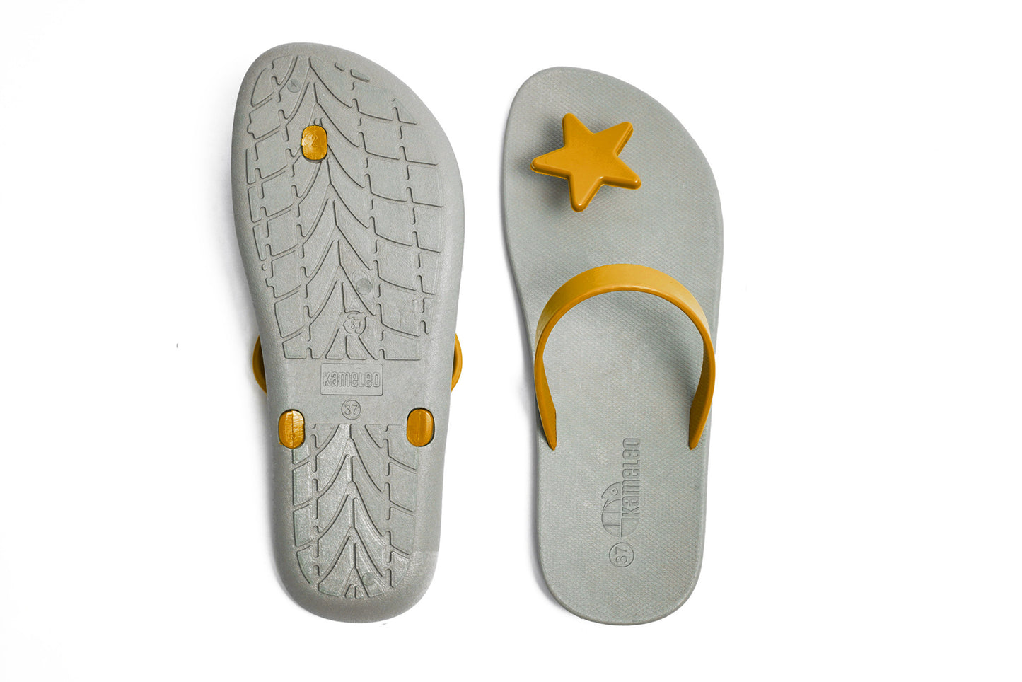 Poppi Star Grey Sole Caramel Strap