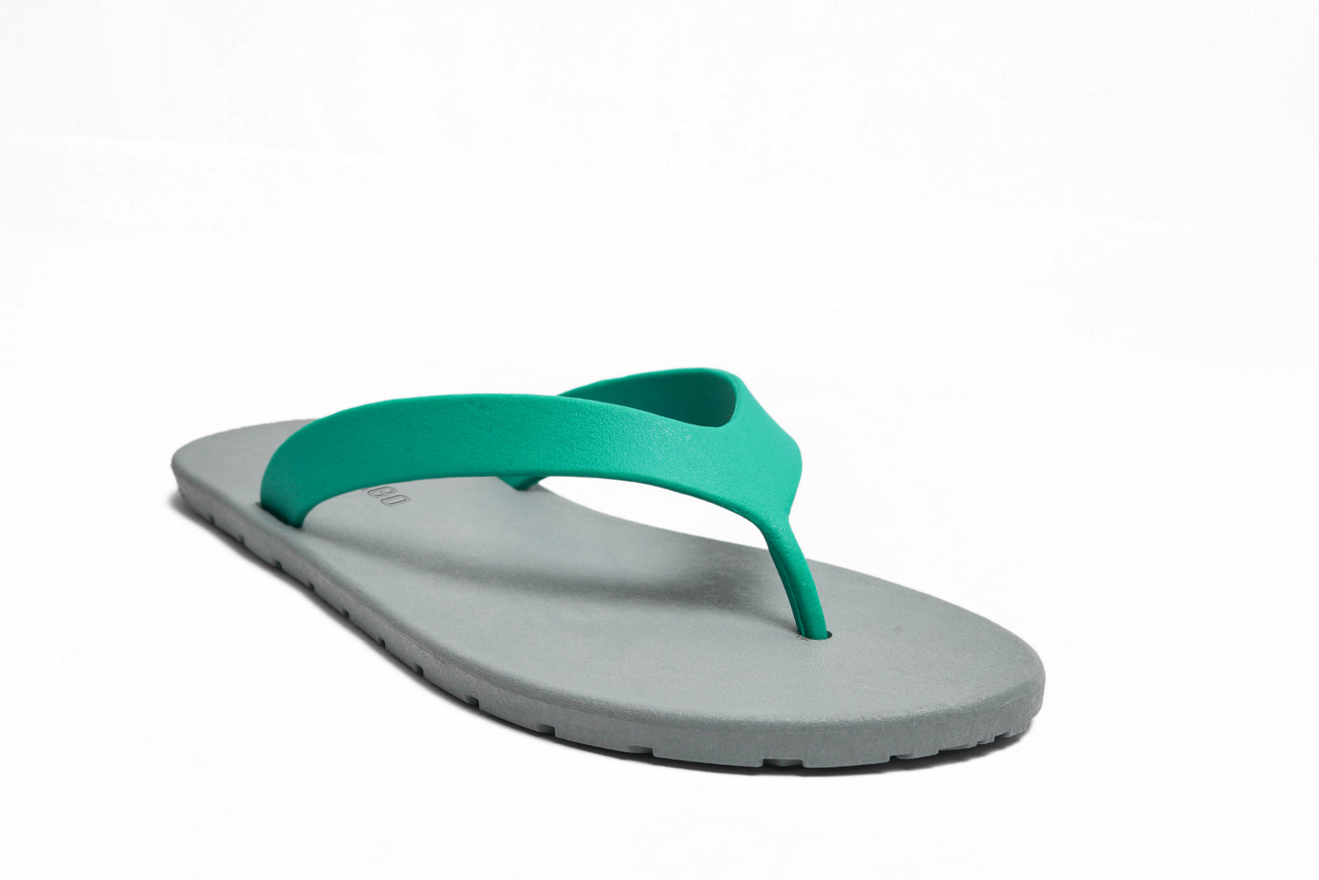 Flippy Grey Sole Green Strap