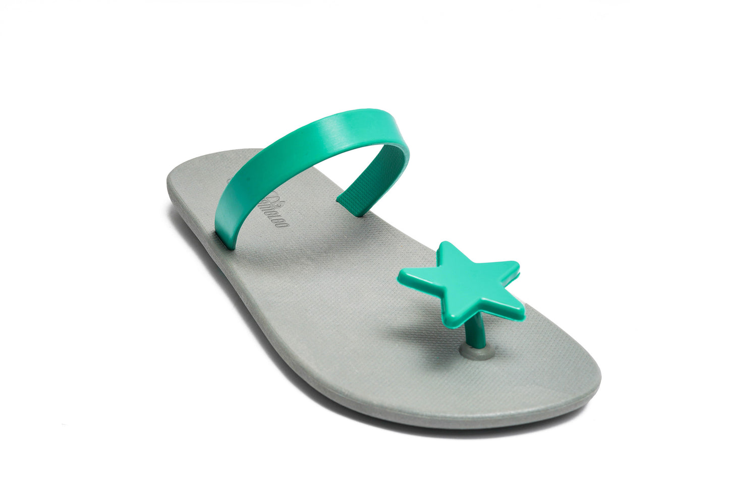 Poppi Star Grey Sole Green Strap