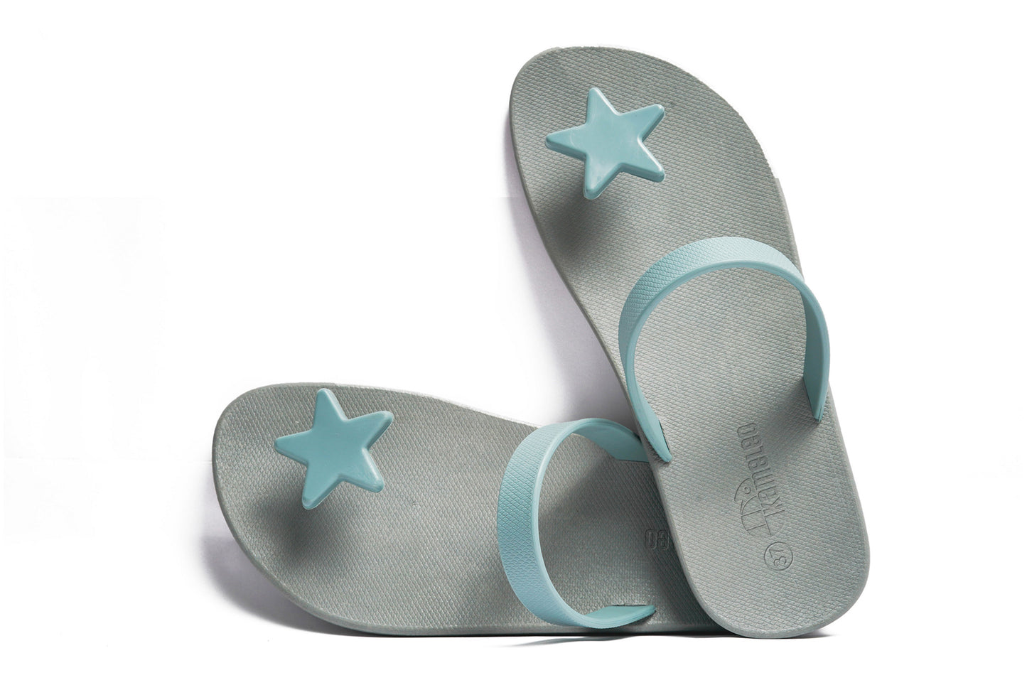 Poppi Star Grey Sole Grey Strap