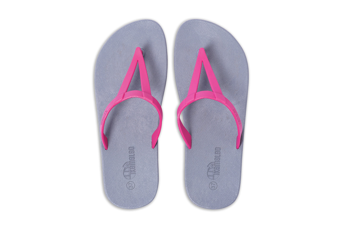 Eiffel Grey Sole Pink Strap