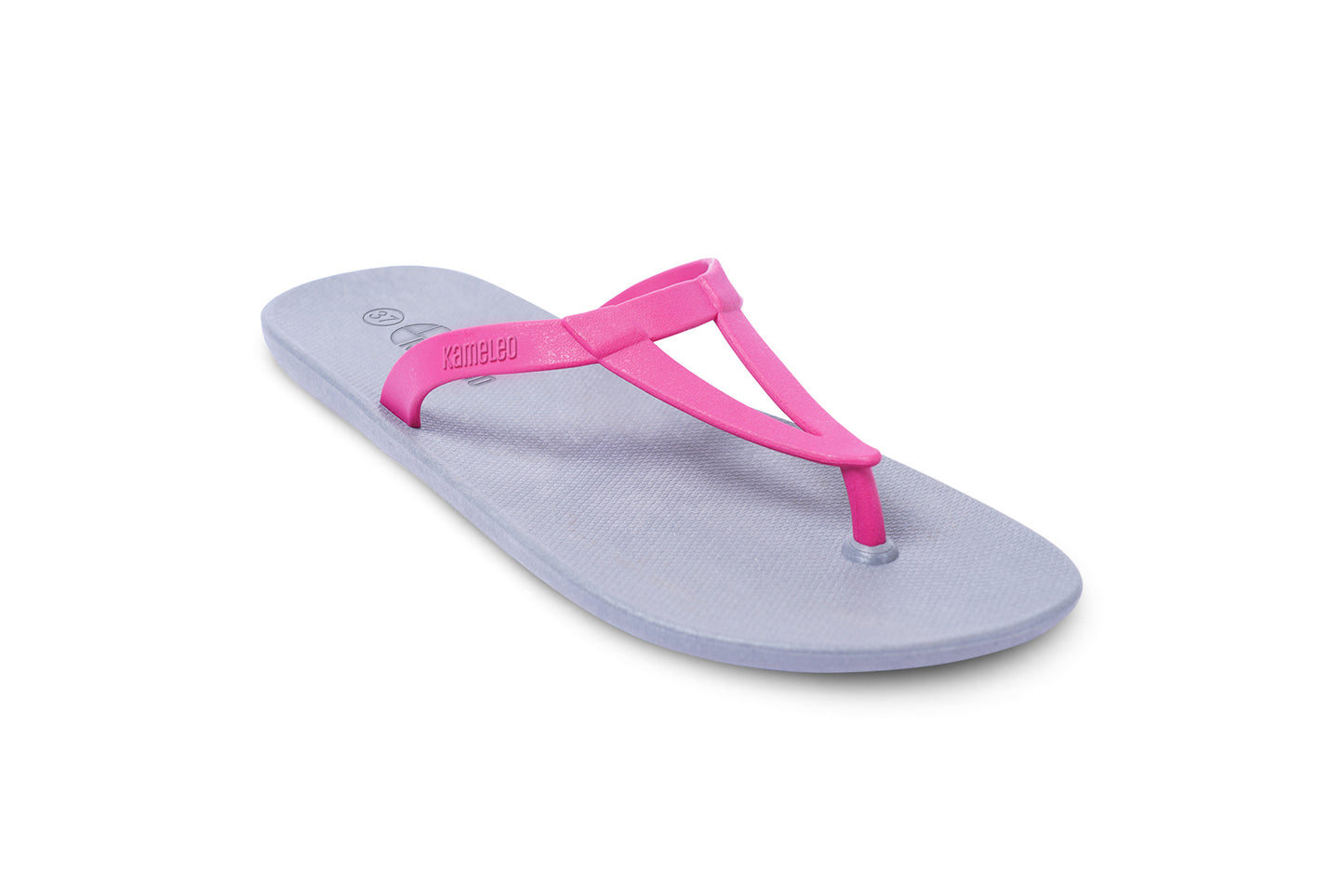 Eiffel Grey Sole Pink Strap