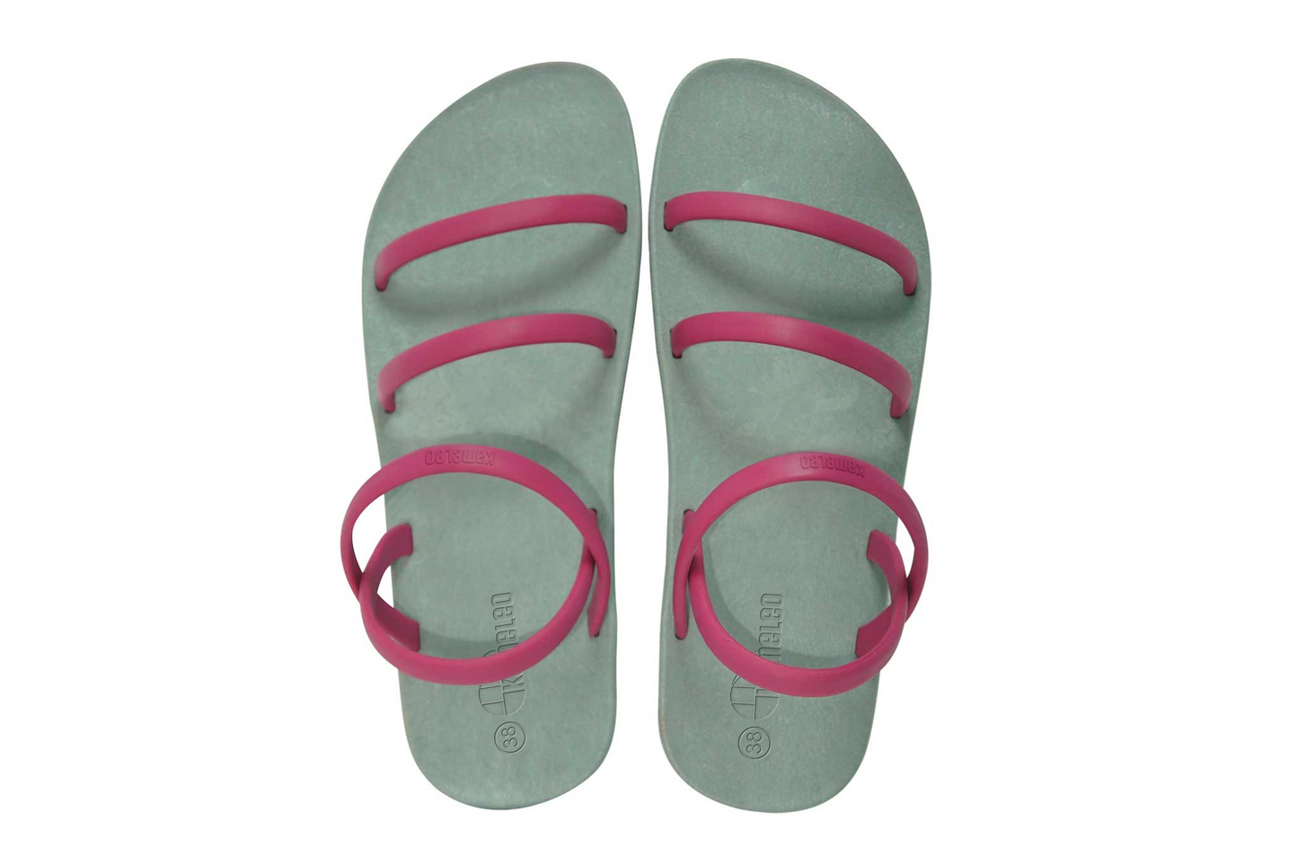 Twin Slim Grey Sole Pink Strap