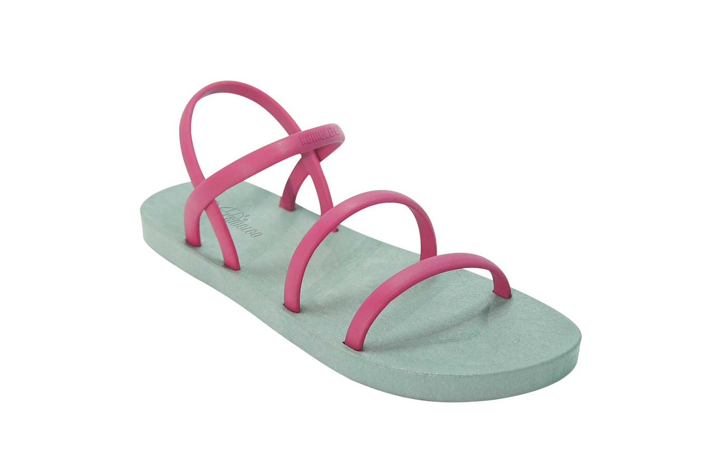 Twin Slim Grey Sole Pink Strap