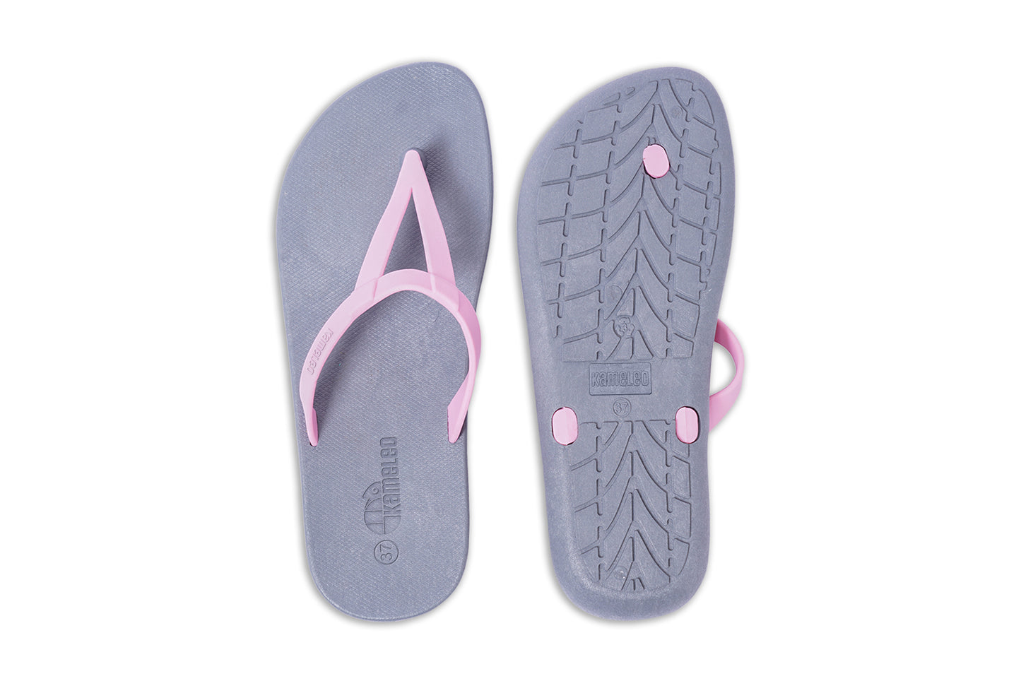 Eiffel Grey Sole LightPink Strap