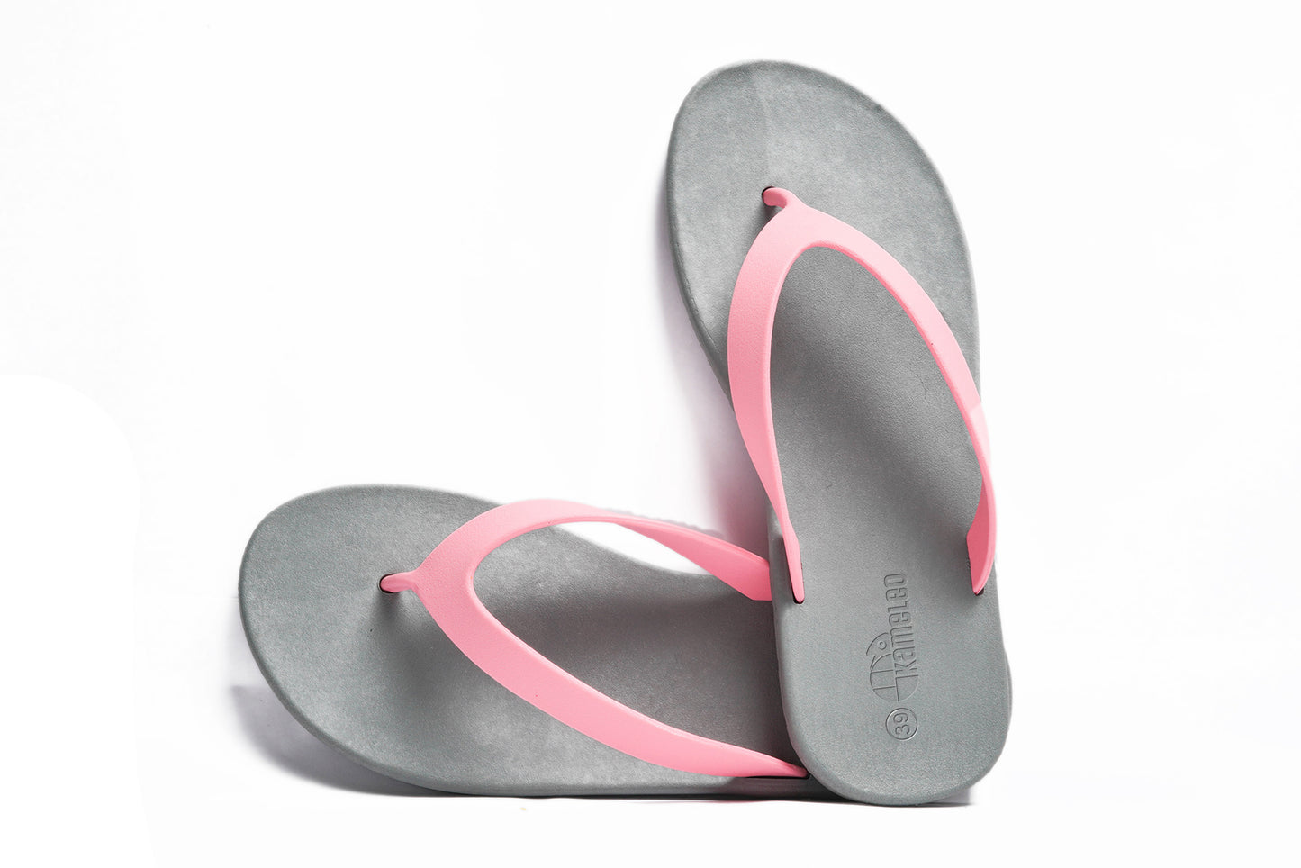 Flippy Grey Sole LightPink Strap