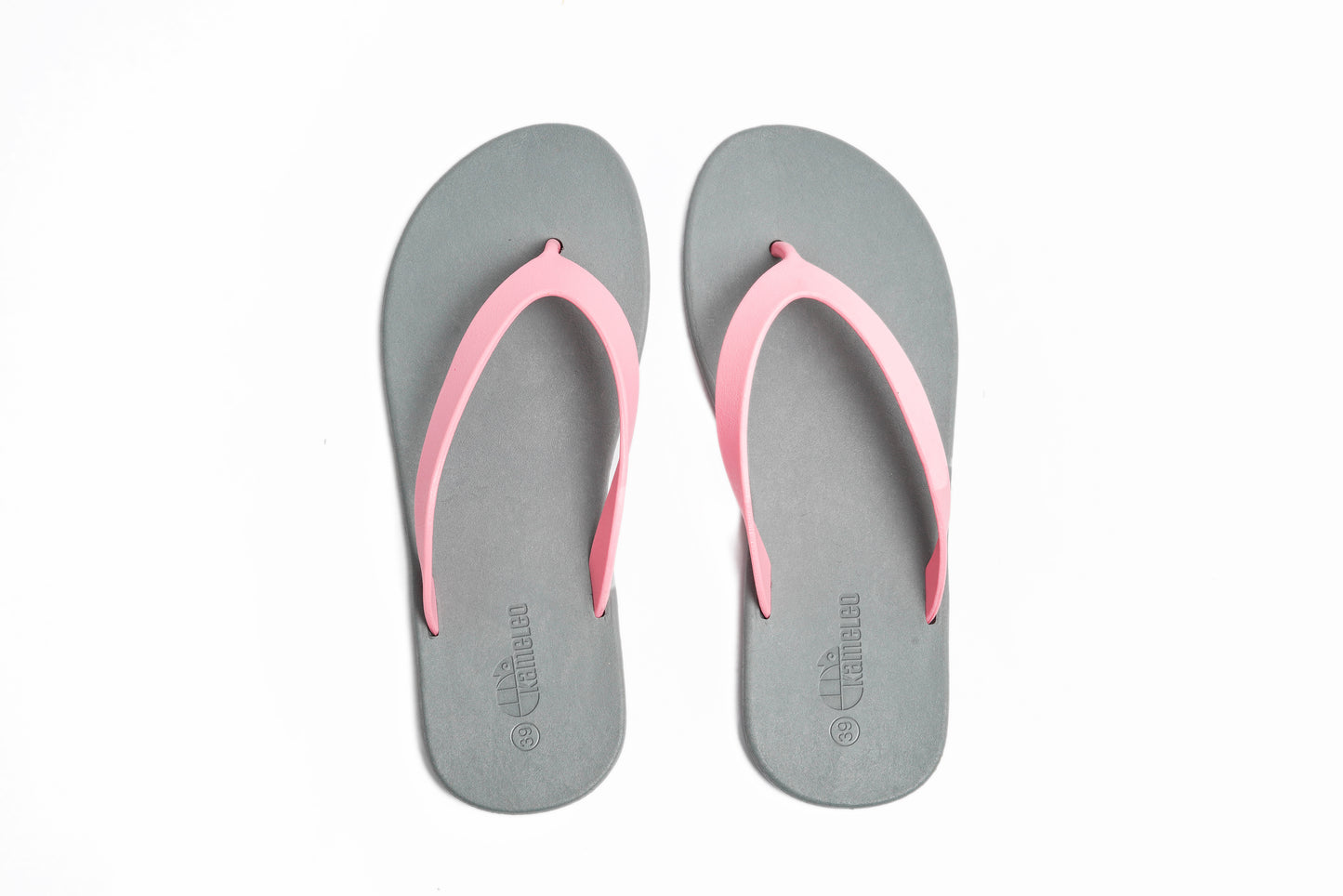 Flippy Grey Sole LightPink Strap