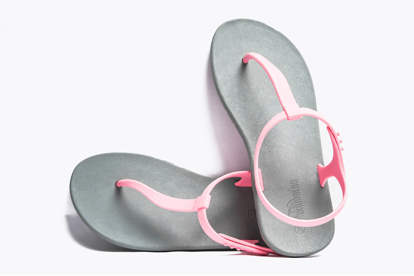 Saily Grey Sole LightPink Strap