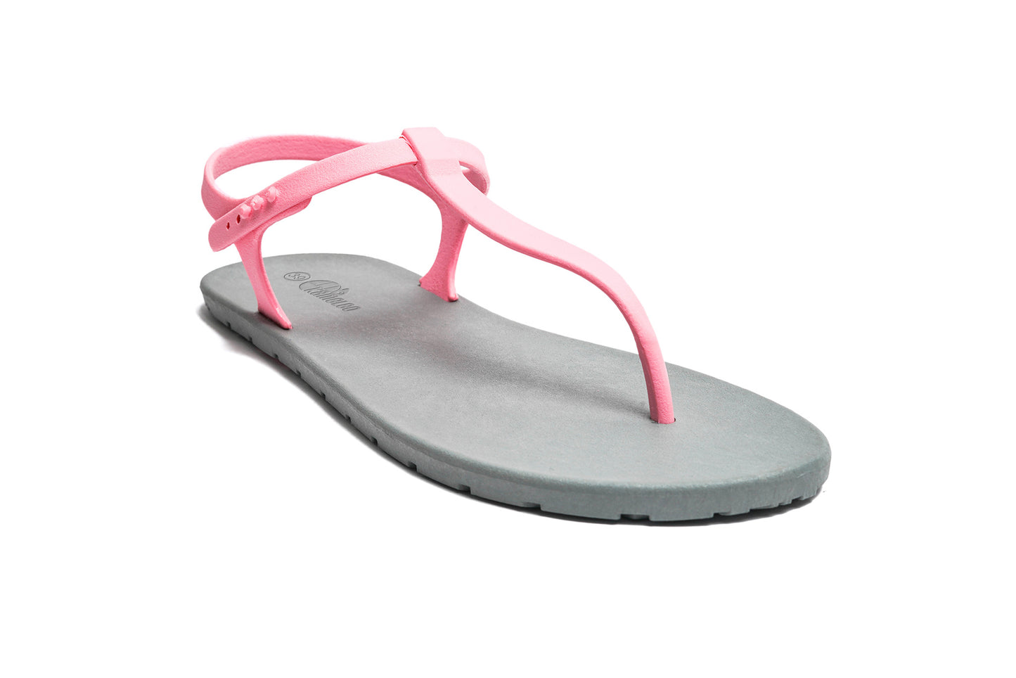 Saily Grey Sole LightPink Strap
