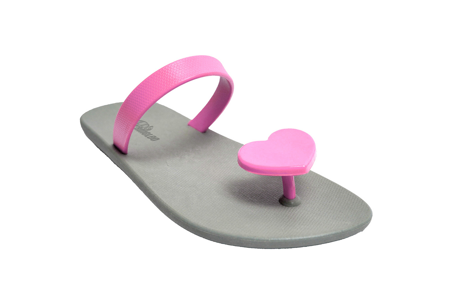 Poppi Heart Grey Sole LightPink Strap